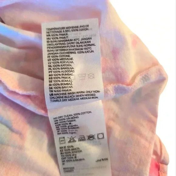 H&M 2 piece Sleeveless Girl's Dress in Cotton Jersey Printed Pattern SZ 3-4T - Picture 11 of 11